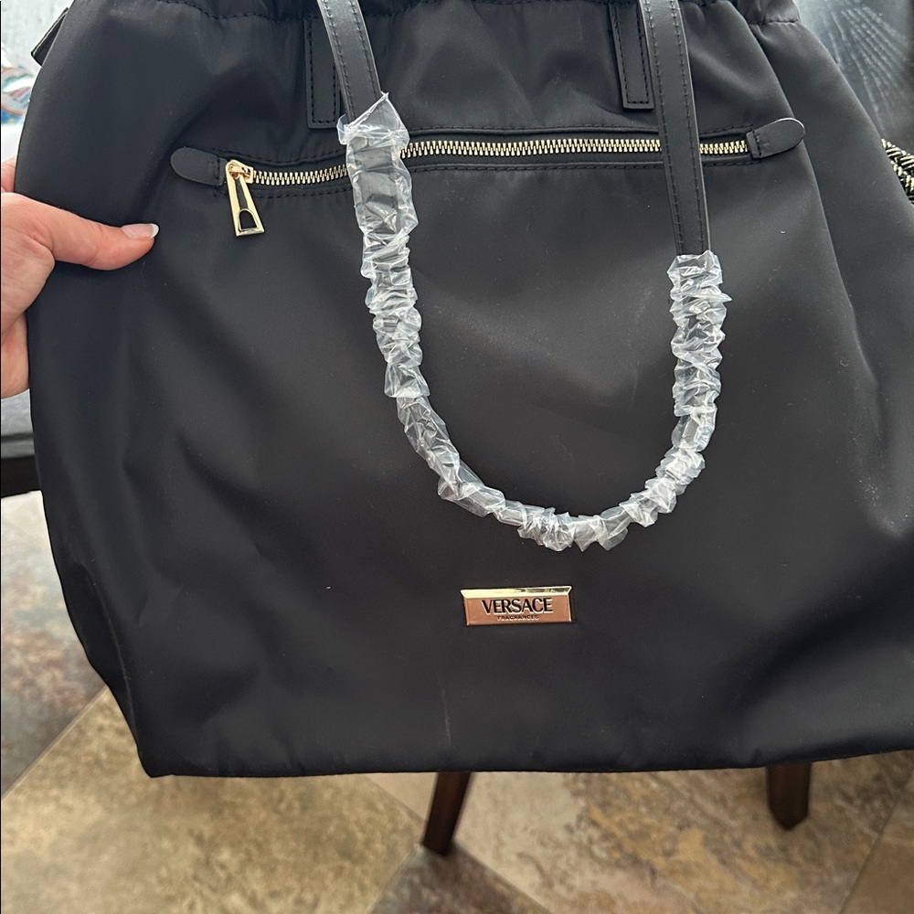 Versace Fragrance Black Drawstring Backpack - Picture 4 of 4